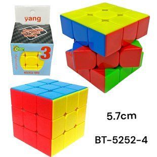 Іграшка-головоломка &laquo;Кубик Рубіка 3&times;3&raquo; 5,7 см, пластик BT-5252-4 фото