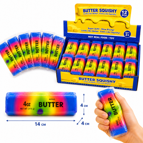 Сквіш-антистрес Butter Squishy веселка LX-TN-555-5 фото
