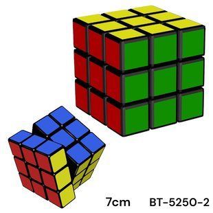 Іграшка-головоломка &laquo;Кубик Рубіка 3&times;3&raquo; пластик BT-5250-2 фото